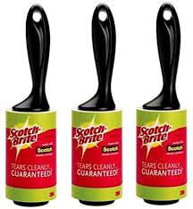 Scotch Brite Lint Roller Everyday Clean 80 Sheets Per Roll 5 Pack = 400 Sheets 
