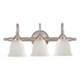 thumbnail image 2 of Brunswick 3-Light Bathroom Vanity Light in Satin Nickel, 2 of 2