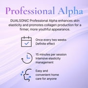 DUALSONIC Professional Alpha Face Cartridge – 20,000 Shots HIFU Replacement for Facial Lifting & Skin Tightening