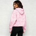 thumbnail image 5 of HCYSFG Womens Bow Print Hoodies Long Sleeve Drop Shoulder Kangaroo Pocket Sweatshirt Loose Fit Cute Casual Everyday Pullover Top, 5 of 5