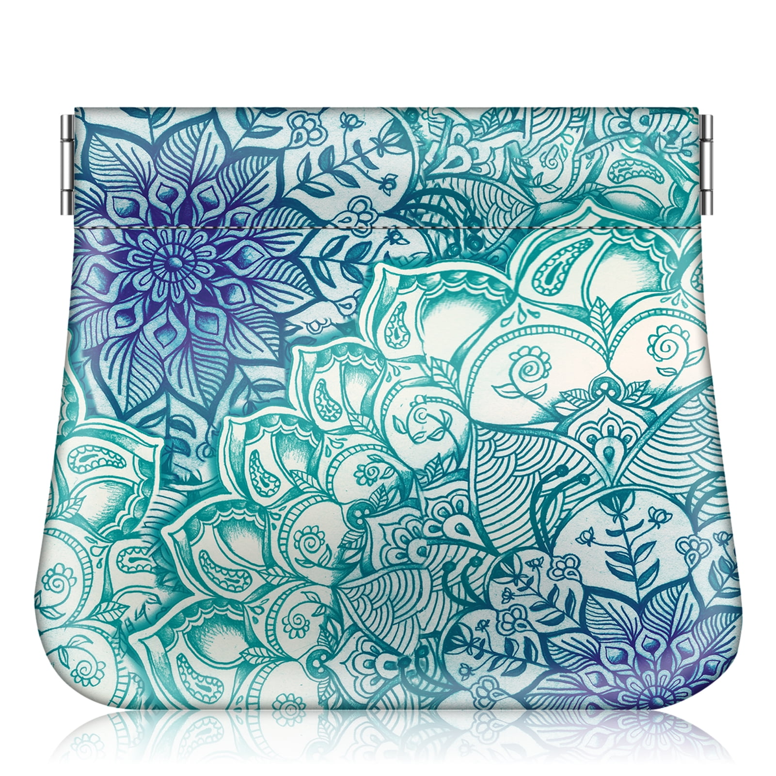 Fintie Squeeze Coin Purse,PU Leather Coin Pouch Change Holder for Woman