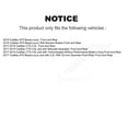 thumbnail image 2 of TEC Front Rear Ceramic Brake Pads Kit for Car Cadillac ATS CTS KTC-100637, 2 of 10