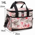 thumbnail image 3 of MINAGOO 14L Waterproof Large Insulated Lunch Bag Soft Leakproof Liner Lunch Box for Men Women Adult Picnic Cooler Bag Food Storage Box for Work Office Beach (Leaf Camouflage), 3 of 8