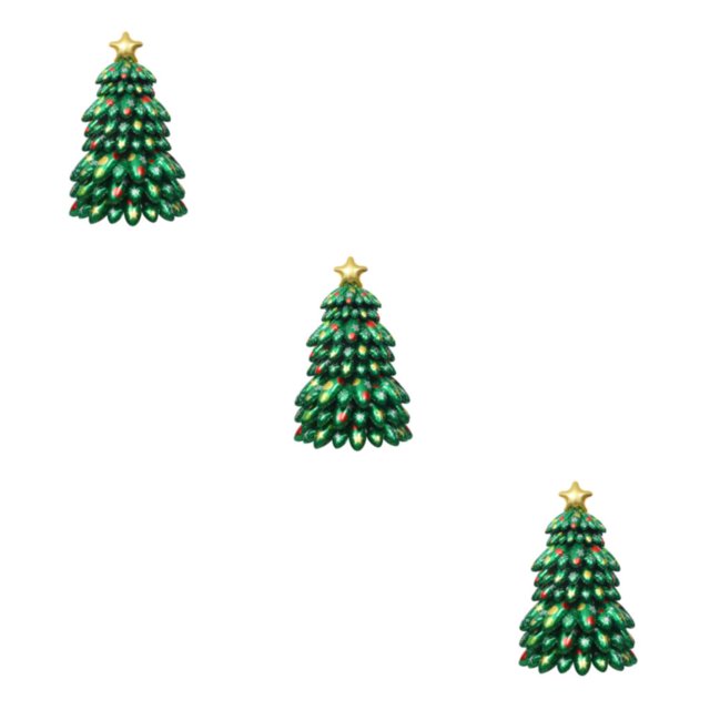 Ruiboury Party Decor Essential Christmas Foil Balloons With Exquisite Patterns Balloon Christmas Suitable For Any Places multicolor Christmas tree 3Set
