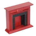thumbnail image 3 of Mini modelo de chimenea, chimenea de casa de muñecas escala 1:12, rejilla para casa de muñecas, decoración de chimenea para casa de muñecas, características de vanguardia, 3 of 12