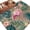 Brown, variant on Pink Flamingo Washable Small Entryway Area Rugs 2'x3', Palm Leaf Summer Coastal Tropical Botanical Low Pile Throw Rug Non-Slip Sturdy Edge Binding Carpet for Front Door Floor Room Entry