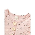 thumbnail image 4 of Bagilaanoe Newborn Baby Girl Rompers Floral Print Long Sleeve Bodysuit + Headband 6M 12M 18M 24M Infant One Piece Jumpsuit, 4 of 8