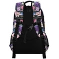 thumbnail image 3 of FORMRS Kids School Backpack Elementary Student Unisex Travel Bookbag with Reflective Stripes, Pink and Purple Flowers, 3 of 7