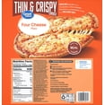 thumbnail image 6 of Great Value Thin Crust Four Cheese Pizza, Tomato Basil Garlic Sauce, 16.9 oz (Frozen), 6 of 12