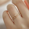 thumbnail image 1 of Fiudx Anillo de Circonita Cúbica, Elegante y Ajustable, Cómodo para Cualquier Ocasión, Regalo Ideal para Cumpleaños o Aniversarios, Perfecto para Hombres y Mujeres, Accesorio de Moda., 1 of 5