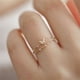 thumbnail image 1 of Fiudx Anillo de Circonita Cúbica, Elegante y Ajustable, Cómodo para Cualquier Ocasión, Regalo Ideal para Cumpleaños o Aniversarios, Perfecto para Hombres y Mujeres, Accesorio de Moda., 1 of 5