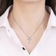 thumbnail image 3 of Collar con cruz para el día de San Valentín para mujer | Collar con colgante de cruz chapado en oro y plata de 14 quilates, collar con cadena con colgante de cruz moderno, decoración diaria minimalist, 3 of 5