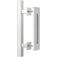 thumbnail image 5 of WINSOON 12" Stainless Steel Sliding Barn Door Handle with Flush Finger Pull, Double-Side, Large Rustic, 5 of 6