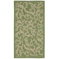 thumbnail image 2 of Safavieh Courtyard Kevin Floral Indoor/Outdoor Area Rug, Olive/Natural, 2' x 3'7", 2 of 10