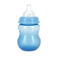 thumbnail image 6 of Nuby Non-Drip Wide Neck Baby Bottle, 8 fl oz, 3 Count Multicolor Bottles, 6 of 9