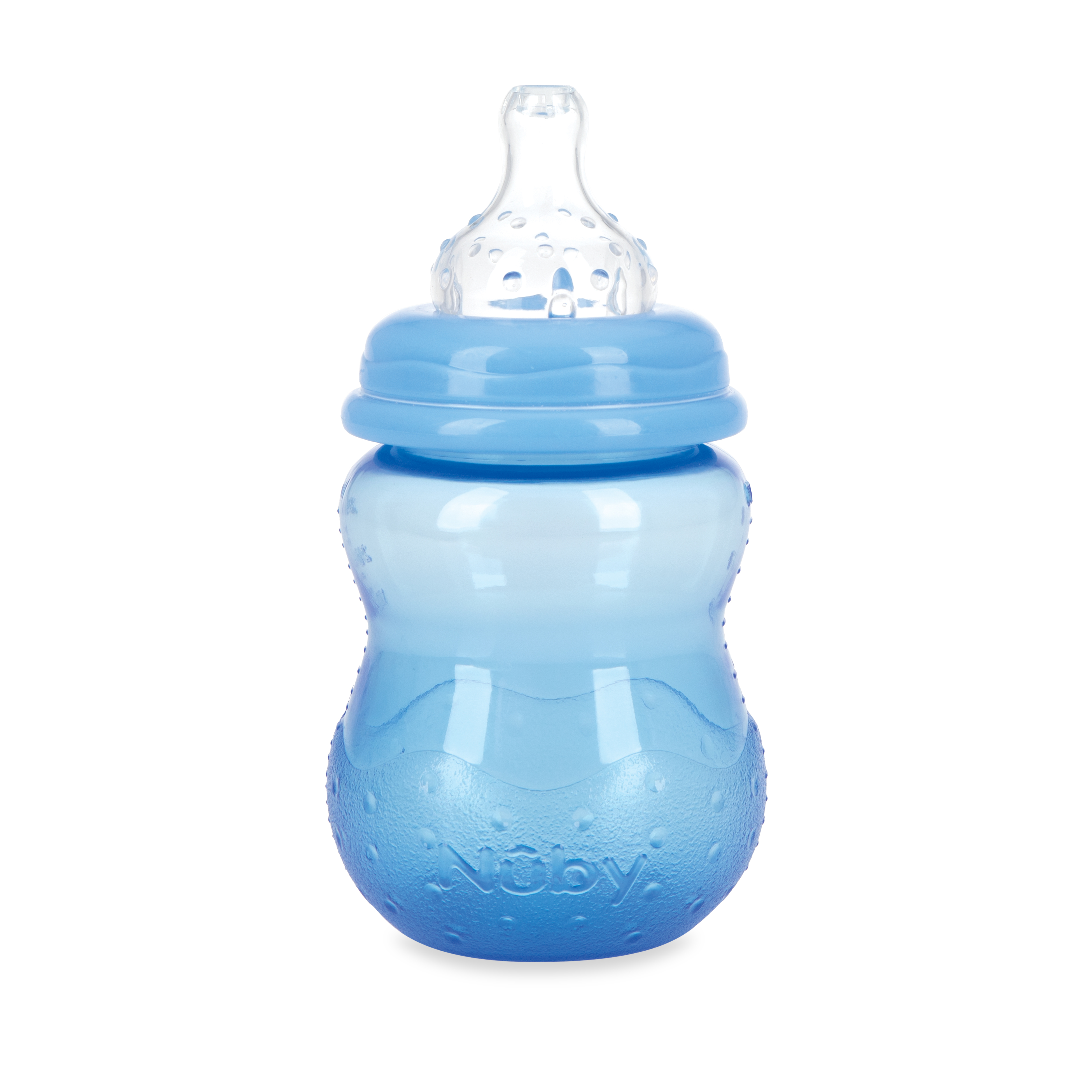 Nuby Non-Drip Wide Neck Baby Bottle, 8 oz, 3 Pack photo 6