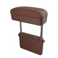 thumbnail image 1 of Sidaley Worallymy, caja de reposabrazos para coche, almohadilla de descanso ajustable, organizador de almacenamiento de artículos diversos para elevador Ventana automotriz Marrón Sidaley VI000928-05, 1 of 6