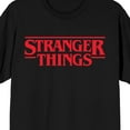 thumbnail image 2 of Stranger Things Classic Logo Tee – Black Short Sleeve T-Shirt-Medium, 2 of 4