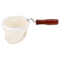 thumbnail image 1 of Colador de Café, Filtre à Café en Tissu Flanelle Réutilisable et Lavable S Passoire avec Poignée en Bois Loth Passoire Chaussette Fait Main Filtre à Café, 1 of 7