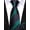 Black and Green, variant on Boys Burgundy Striped Silk Tie Self-Tie Set with Pocket Square for Kids Age 8-12 Wedding School Graduation