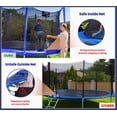 thumbnail image 6 of Machrus Upper Bounce 7.5 FT Round Trampoline Set with Safety Enclosure System : Backyard Trampoline - Outdoor Trampoline for kids - Adults, 6 of 6