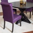thumbnail image 4 of 5-Piece Dining Set for 4 Person, Cross-Buck Dining Table with 4 Stylish Armless Chairs, Modern Furniture Dining Table Set for Living Room Dining Room, 4 of 7