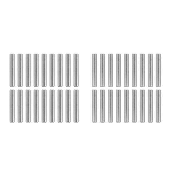 GOOHOCHY WORGEOUS 50 pcs Stainless Steel Dowel Pins Cylindrical Shelf Brackets Pegs for Wood Bunk Bed Shelf Support