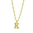 thumbnail image 2 of Latrodar Personality Imitation Gold 26 English Letter Necklace Fashion Trend Jewelry Gift Gold up to 50% Off, 2 of 2