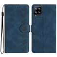 thumbnail image 1 of For Samsung Galaxy M32 (Global Version) 4G Imprinted Phone Case Leather Wallet Flip Stand Cover, 1 of 5