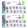 thumbnail image 3 of Fancy Shape DIY Bookmarks, 2 Pieces Art Craft 5D  Painting Bookmarks, For Kids Adults Beginner Birthday Gift, 3 of 8