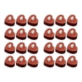 thumbnail image 2 of jifeng 24 Pcs Bougies Électriques Chauffe-Plat Cœur LED 4x4cm pour Restaurants Rouge, 2 of 9
