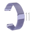 thumbnail image 1 of Correa de reloj de malla de acero inoxidable Uxcell de 18 mm, correa de reloj de metal de liberación rápida con hebilla magnética para hombres y mujeres, lavanda, 1 of 7