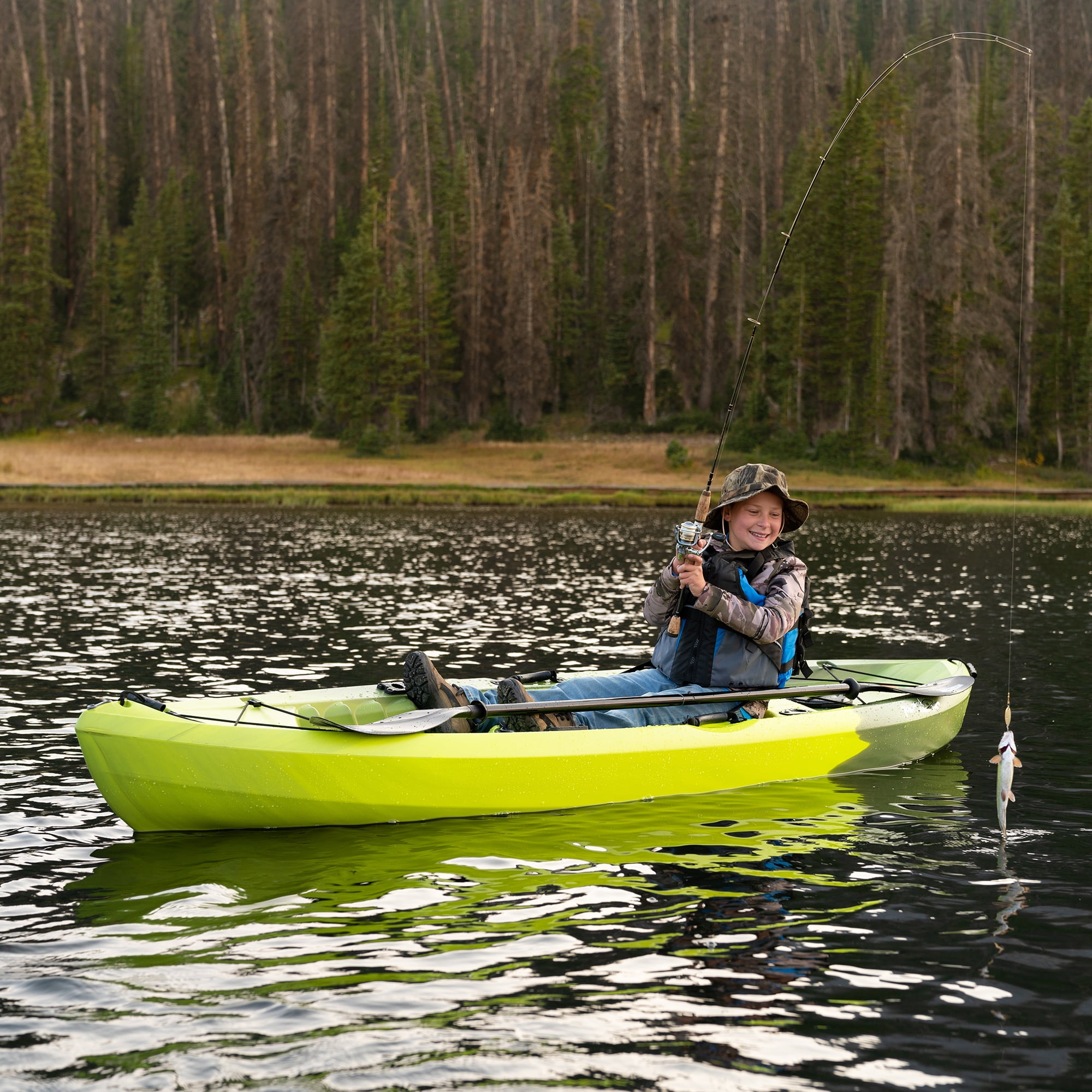 Lifetime Tamarack Angler 10 ft Sit-on-Top Fishing Kayak, Krypron Fusion (90847)