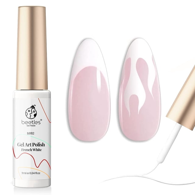 Esmalte de uñas Beetles Gel Polish Swirl White, 7 ml