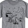 thumbnail image 3 of Peanuts - Snoopy Camping - Men's Short Sleeve Graphic T-Shirt, 3 of 6