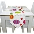 thumbnail image 6 of Coolnut 13"x70" Rectangle Bunny Egg Flower Printed Table Runner for Wedding Birthday Holiday, 6 of 7