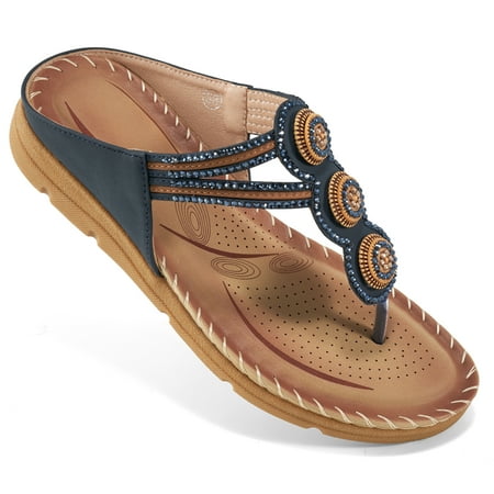 

Women s Flat Sandals Comfortable Flip Flops Beach Shoes Sandal