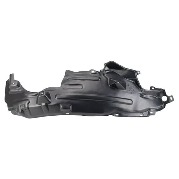 TRQ Front Left Rearward Inner Fender Liner Black Drivers Side Fits Select 2003-2005 INFINITI G35 IN1248103