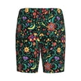 thumbnail image 2 of Lsque Mexican Flower 1 Mens Sleep Pajama Shorts,Short Pajama Pants, Cotton Ultra-Soft Knit-X-Large, 2 of 9