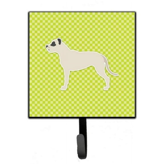 Carolines Treasures BB3867SH4 Dogo Argentino Checkerboard Green Leash or Key Holder