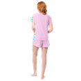 thumbnail image 3 of Fruit of the Loom Women's Soft and Breathable Short Sleeve Crew Top & Pajama Short Set, Sizes S-4X, 3 of 9