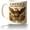 White, variant on U.S.A. 250th Anniversary Commemorative Mug, Guarding Eagle - Flag Logo, U.S.A. 250th Anniversary Printed Ceramic Mug