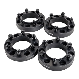 4) 1.5 6 Lug Hubcentrc Black Wheel Spacers Adapter 6x135 for Ford