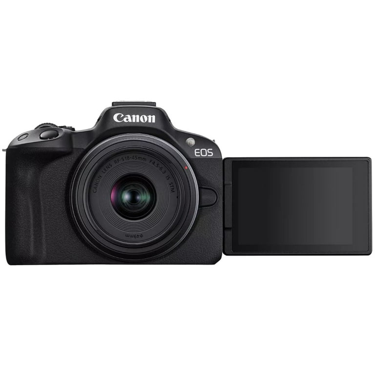Canon EOS R50 Mirrorless Camera with 18-45mm & 55-210mm Zoom Lens