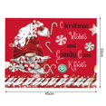 thumbnail image 3 of POINTERTECK Christmas Cartoon Insulation Placemat Festive Table Decorations Xmas Placemat for Dining Coffee Tables, 3 of 12