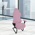 thumbnail image 6 of Stretch Gaming Chair Cover Solid Color Washable Ergonomic Polyester Dust light pink, 6 of 7