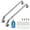 24", variant on 2 Pack Stainless Steel Shower Grab Bars - 500LBS Weight Capacity, 12/16/20/24-Inch Silver Bathroom Safety Handles for Elderly, Seniors & Handicap, Enhancing Stability in Shower/Bathroom