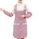 thumbnail image 1 of Bewildely Delantales impermeables con bolsillos para mujer, doble capa, antiaceite, exteriores de cocina, barbacoa, mangas gruesas de tela Suministros de limpieza para el hogar No.10 Bewildely JJ14730-10B, 1 of 6