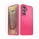 thumbnail image 1 of Chenchen for Samsung Galaxy S26+ Plus Case, Matte Magnetic Phone Cover [with 1 Screen Protector] [Support for MagSafe] [Shockproof Military Grade Protection] Translucent Frosted Back, Hot Pink, 1 of 1