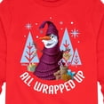 thumbnail image 3 of Frozen 2 - All Wrapped Up - Toddler And Youth Long Sleeve Graphic T-Shirt, 3 of 5